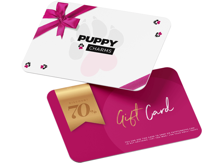 Karta podarunkowa Puppy Charms. Możesz kupić dla swojego przyjaciela, rodziny lub dla siebie.